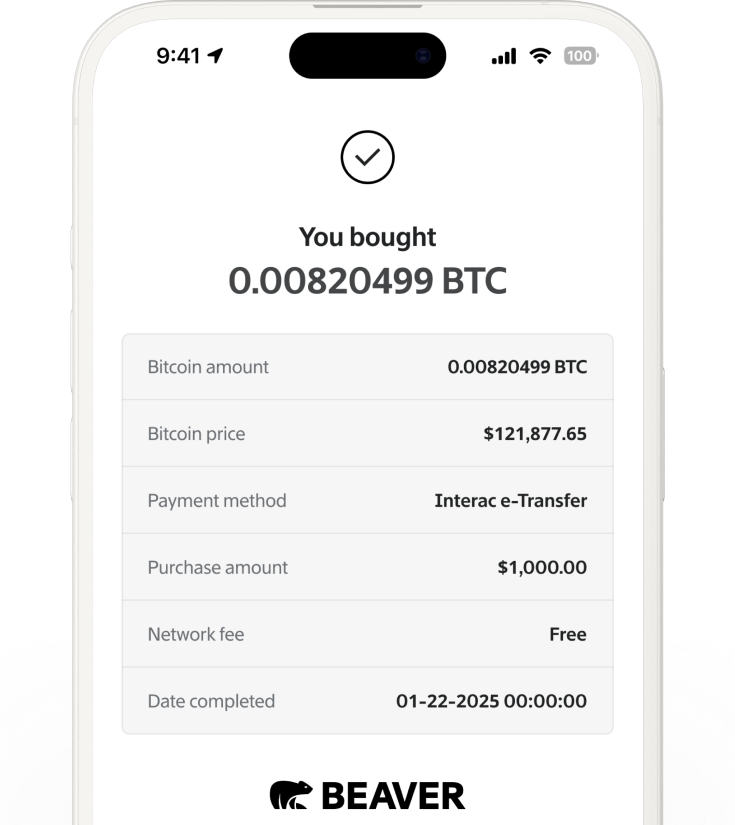 Buy Bitcoin Screenshot